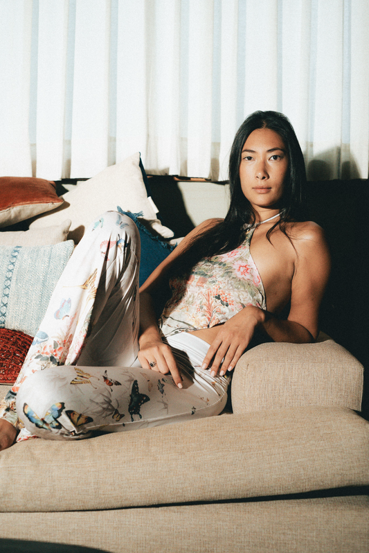 Scarf-Style Backless Top